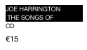 JOE HARRINGTON
 THE SONGS OF
cd
€15